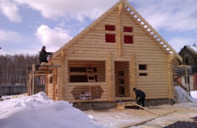 Правда ли, что зимой деревянный дом строить лучше?